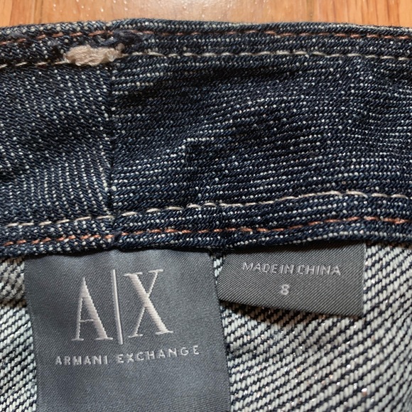 Armani exchange denim mini skirt - Picture 3 of 4